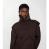 Giacca trench corta in Gabardine
