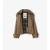 Giacca trench corta in Gabardine