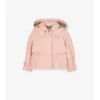 Giacca trench in cotone con cappuccio