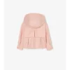 Giacca trench in cotone con cappuccio
