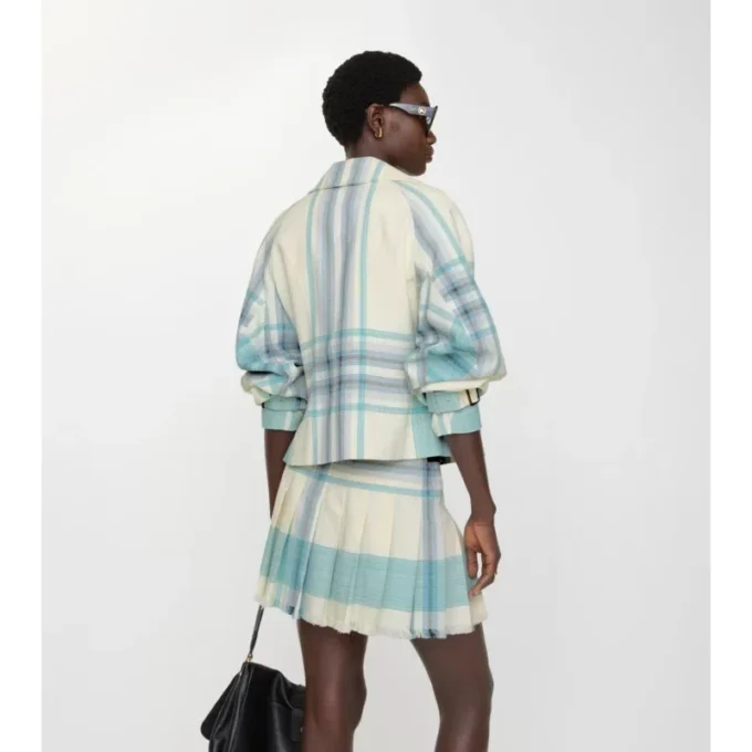 Giacca trench Ladybrook corta a quadri 