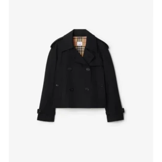 Giacca trench Mayfair corta in Gabardine