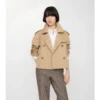 Giacca trench Mayfair corta in Gabardine