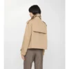 Giacca trench Mayfair corta in Gabardine