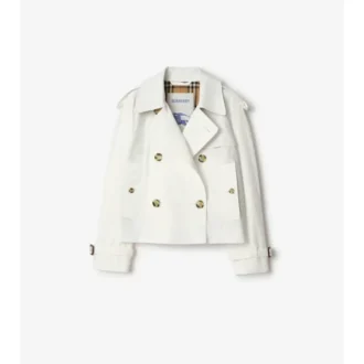 Giacca trench Mayfair corta in Tropical Gabardine