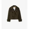 Giacca trench Mayfair corta in Tropical Gabardine
