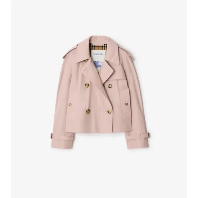 Giacca trench Mayfair corta in Tropical Gabardine