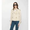 Giacca trench Mayfair corta in Tropical Gabardine