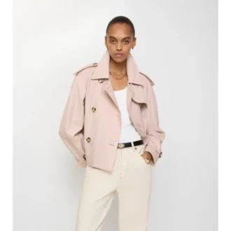 Giacca trench Mayfair corta in Tropical Gabardine