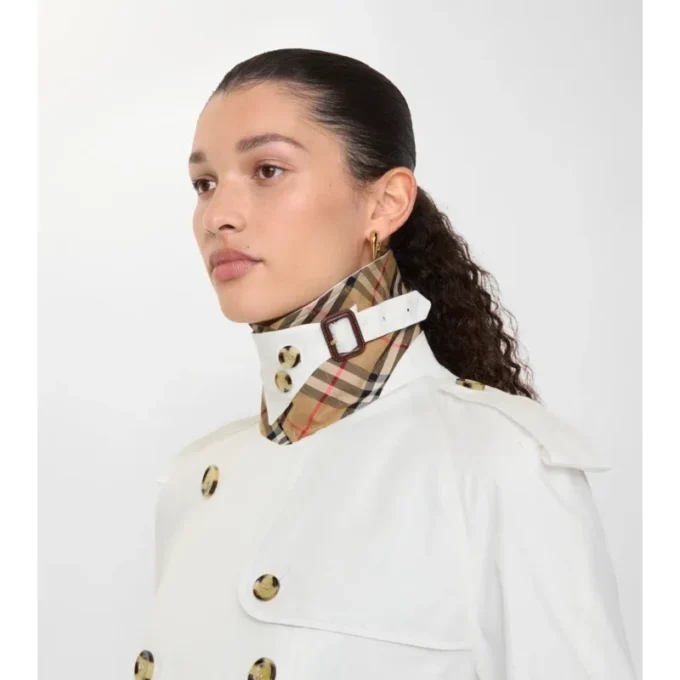 Giacca trench Mayfair corta in Tropical Gabardine