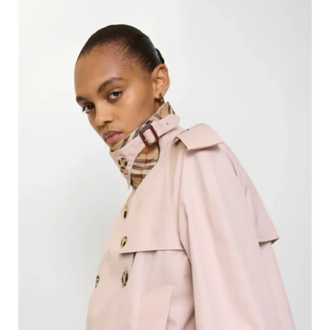 Giacca trench Mayfair corta in Tropical Gabardine