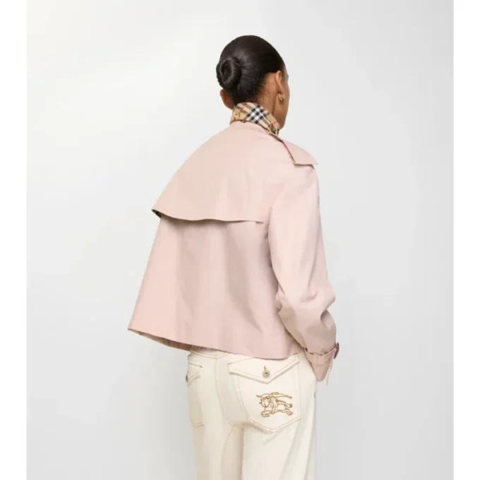 Giacca trench Mayfair corta in Tropical Gabardine