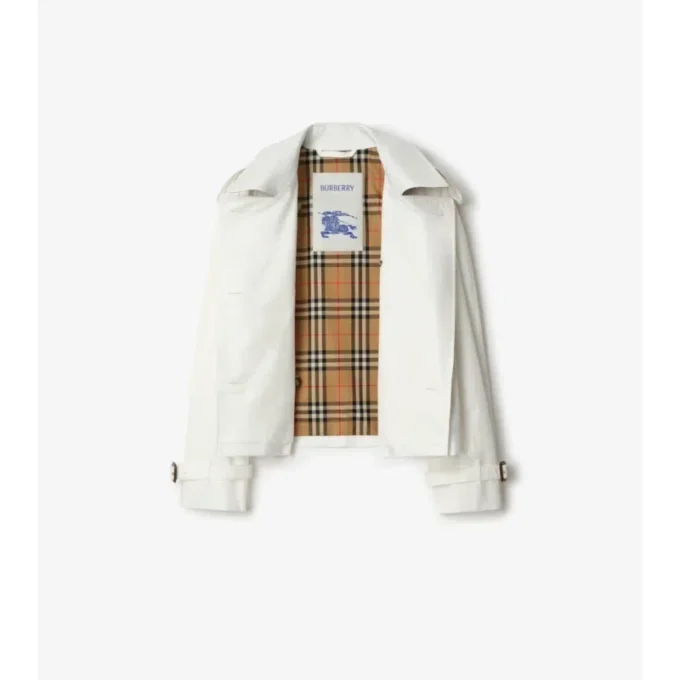 Giacca trench Mayfair corta in Tropical Gabardine