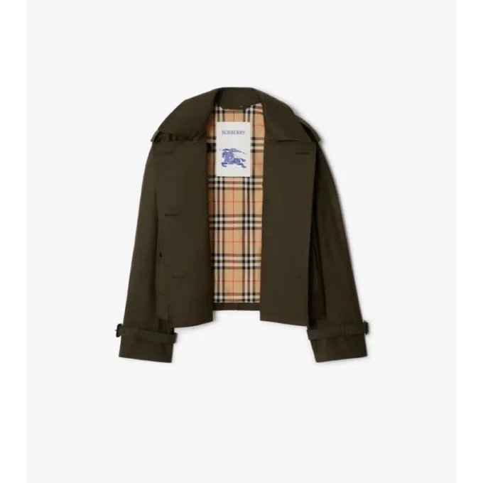 Giacca trench Mayfair corta in Tropical Gabardine