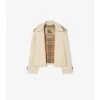 Giacca trench Mayfair corta in Tropical Gabardine