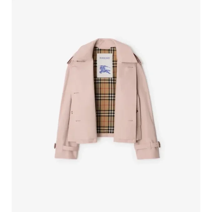 Giacca trench Mayfair corta in Tropical Gabardine
