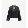 Giacca trench Mayfair in denim corta
