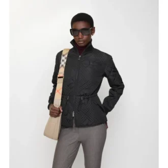 Giacca Wakerley in nylon con micro-punto a quadri