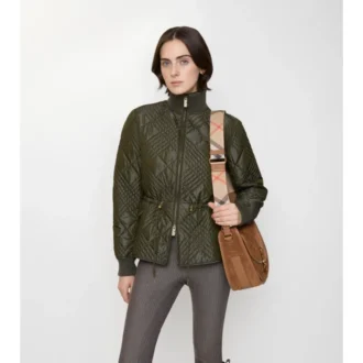 Giacca Wakerley in nylon con micro-punto a quadri