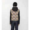 Gilet imbottito con motivo a quadri