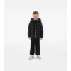 Gilet imbottito in nylon con cappuccio