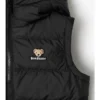 Gilet imbottito in nylon con cappuccio