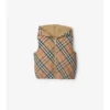 Gilet imbottito reversibile in nylon a quadri