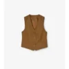 Gilet in lana e mohair