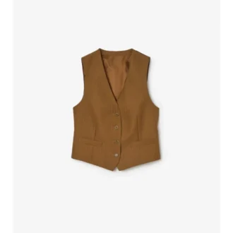 Gilet in lana e mohair