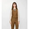 Gilet in lana e mohair