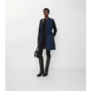 Gilet in misto nylon con micro-punti a quadretti