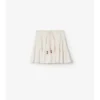 Gonna in voile di cotone a quadri