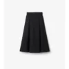 Gonna midi trench in Gabardine