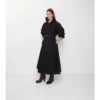 Gonna midi trench in Gabardine
