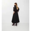 Gonna midi trench in Gabardine