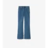Jeans a vita alta con taglio bootcut