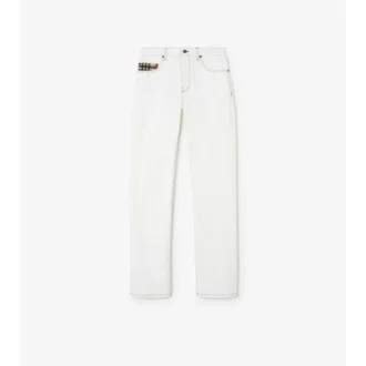 Jeans dritti a vita media