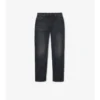 Jeans dritti a vita media