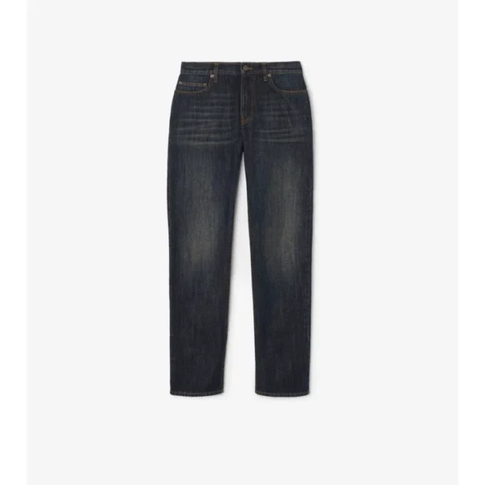 Jeans dritti a vita media