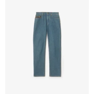 Jeans dritti a vita media