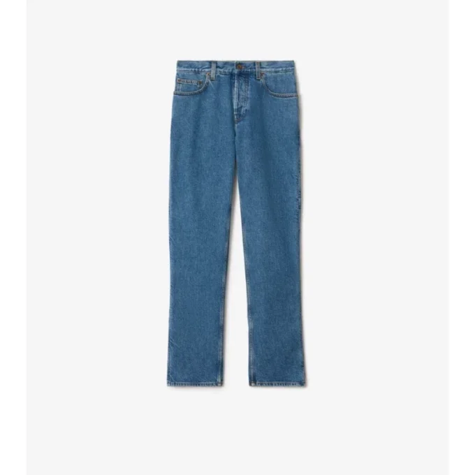 Jeans dritti a vita media