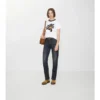 Jeans dritti a vita media