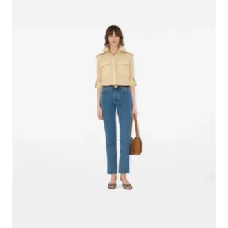 Jeans dritti a vita media