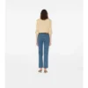 Jeans dritti a vita media