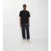 Jeans dritti con risvolto