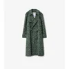 Long Baroque Viscose Blend Trench Coat