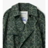 Long Baroque Viscose Blend Trench Coat
