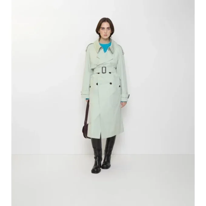 Long Fitzrovia Lightweight Cotton Trench Coat