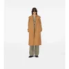 Long Leather Castleford Trench Coat
