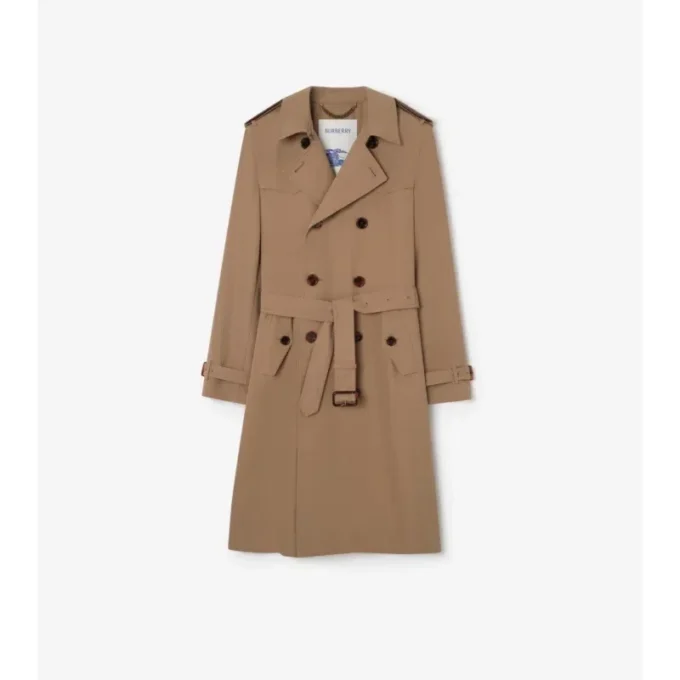 Long Silk Cotton Foxfield Trench Coat
